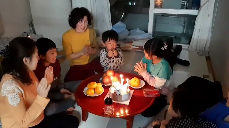 네돌, 5살 유아 정현이 생일!