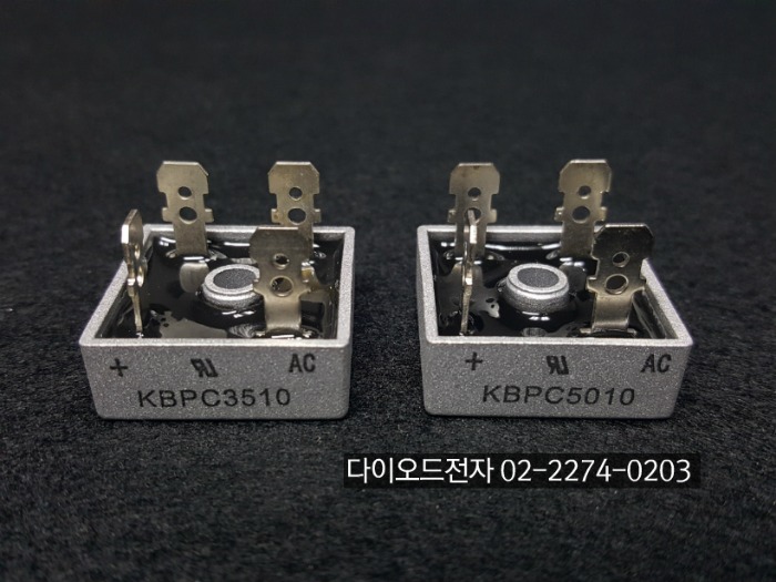 [판매중] KBPC5010 / DIODE ELECTRIC (50A 1000V , 단상 브릿지 다이오드)