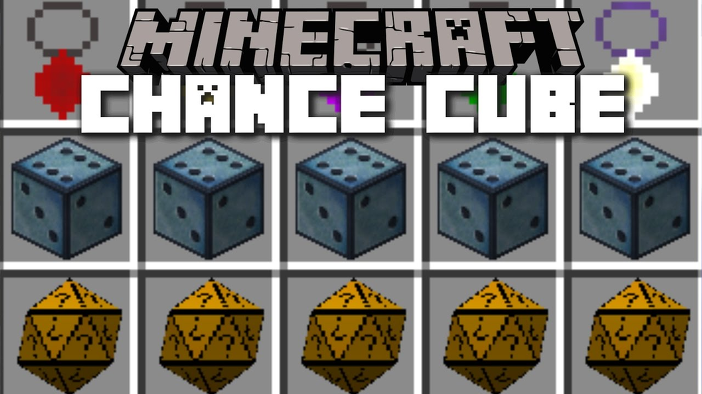 마인크래프트 1.10.2 찬스 큐브 모드 Chance Cubes