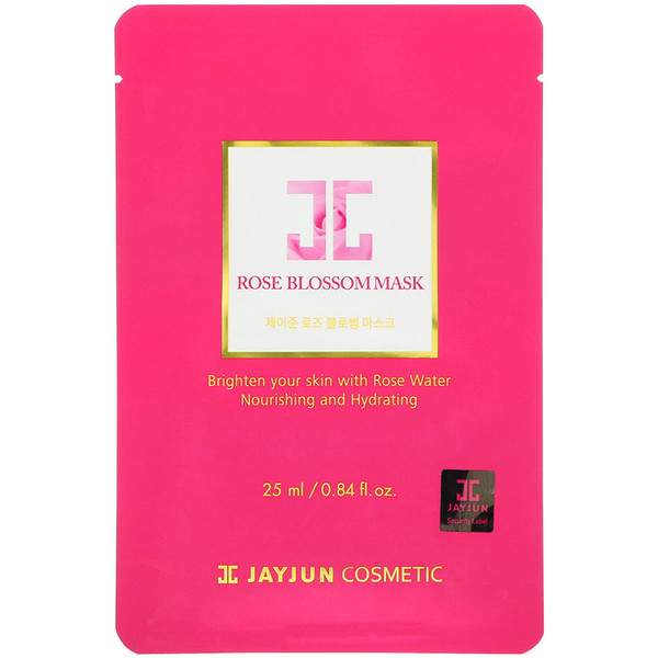 iherb Korean Beauty Products(K-Beauty) best items Jayjun Cosmetic, Rose Blossom Mask, 1 Mask, 0.84 fl oz (25 ml) reviews