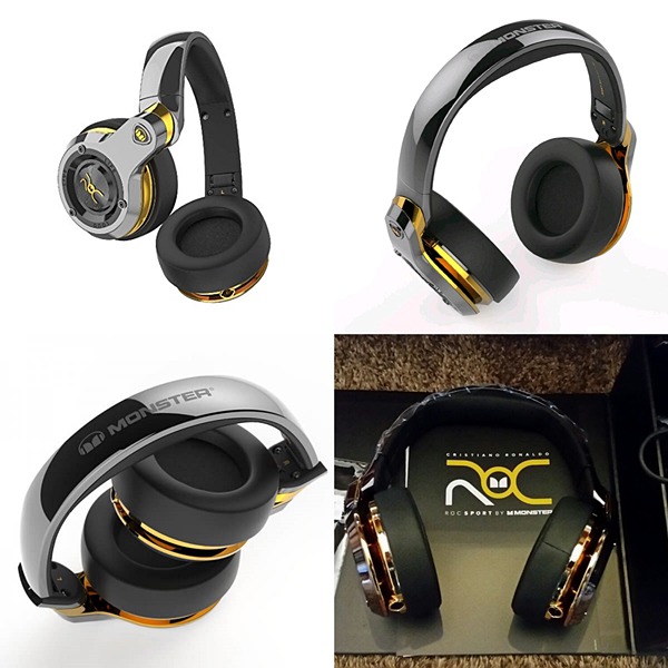 몬스터 ROC Sport 블루투스 헤드폰 블랙 플래티넘 ROC Sport by Monster Wireless Over-Ear Headphones, Black / Platinum