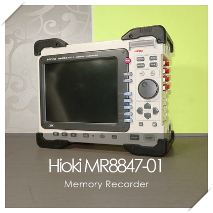 중고계측기 히오끼 Hioki MR8847-01 Memory HiCorder 8-16채널 메모리레코더 판매 렌탈 매입