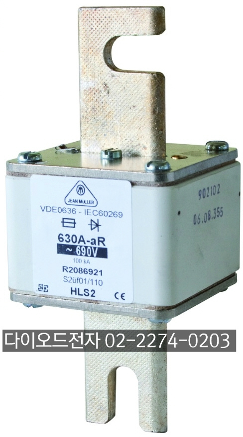 [판매중] R1185222 / JEAN MULLER / VDE0636-IEC60269 / 200A-aR ~690V / NH1 / S1Müf1/110/200A/690V