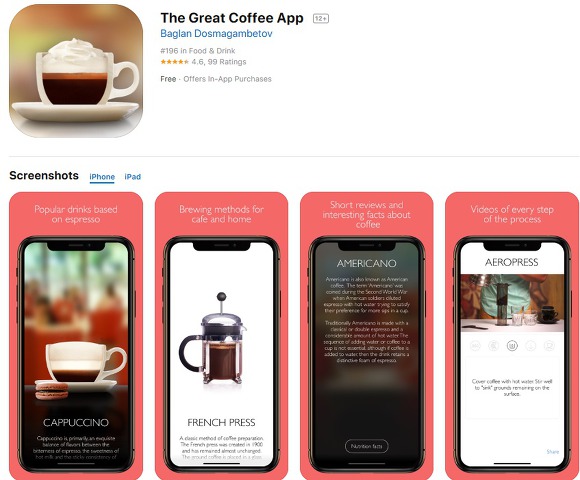 커피 만드는 방법, 맥용 음악 어플, 색상 관련 어플, 오늘의 무료 어플&앱 앱스토어 아이폰/아이패드 (19년 10월 14일)