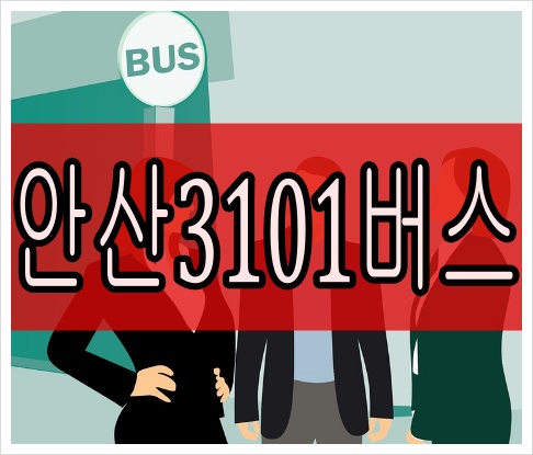 안산3101번버스 최신 시간표 실시간 노선