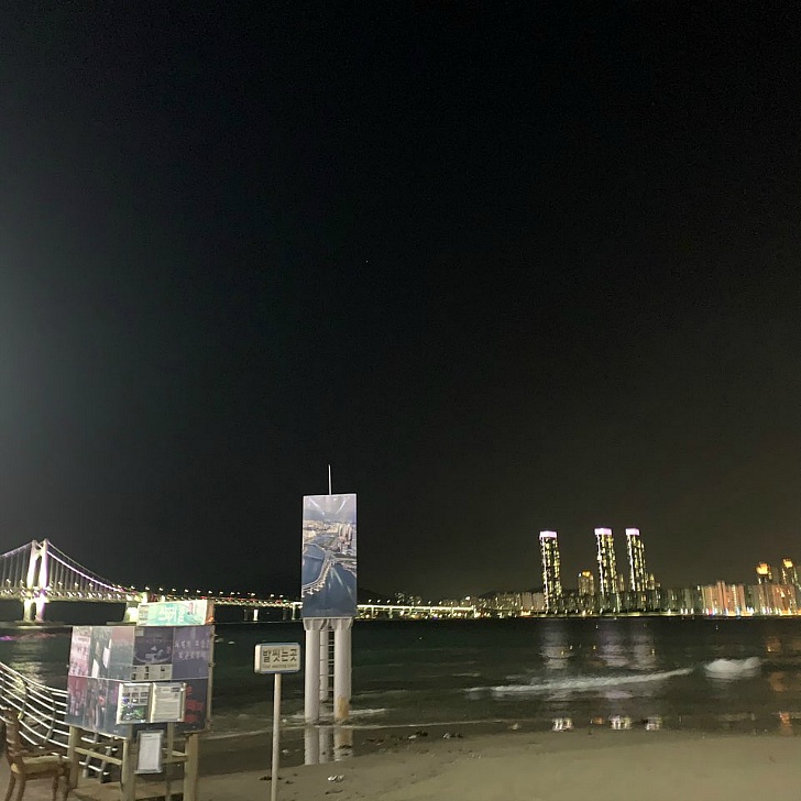 부산 광안리, 새벽바다