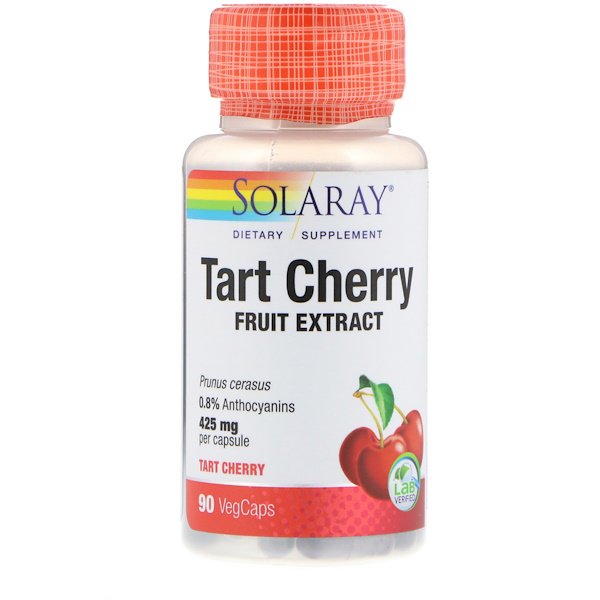 아이허브 체리영양제 통풍개선 요산배출 Solaray 타르트 체리 열매 추출물 425 mg 후기