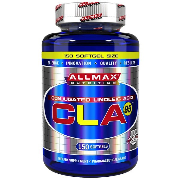 아이허브 체지방감소 CLA(공액리놀렌산)  ALLMAX Nutrition CLA 95최고 순도 95% CLA 이성질체 수율 후기