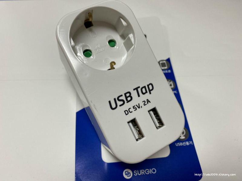써지오 USB 일체형 2A 1구 멀티 어댑터 콘센트 구입 후기