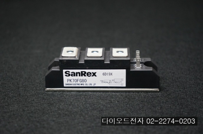 [판매중] PK70FG80 / PK70FG160 / SANREX (70A 800V , 70A 1600V SCR모듈)