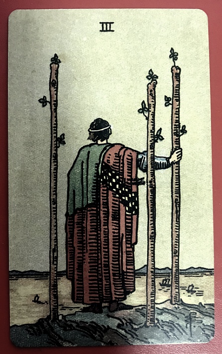 wands - 3. Three of Wands / 4. Four of Wands