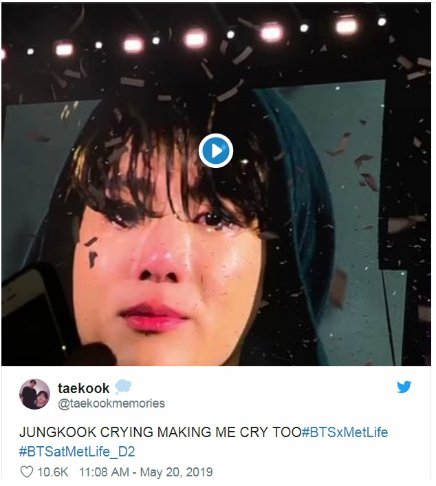 [elitedaily]This Video Of Jungkook Crying At BTS' 대박