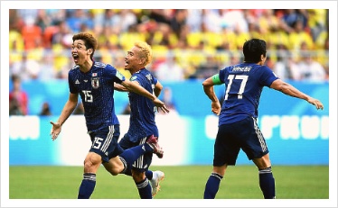 [월드컵] 일본 10명 뛴 콜롬비아 2-1로 첫승을 거두다!