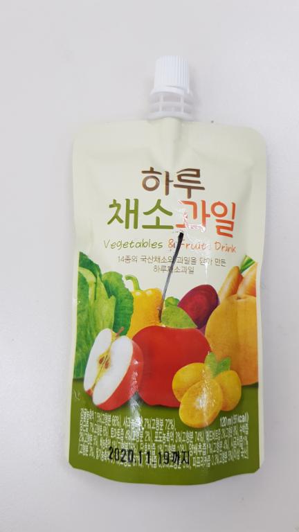 성연식품 하루채소과일 국산채소쥬스 유통기한 2020년 11월 19일까지인 제품 회수 및 판매 중지