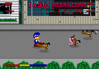 다이너마이트 덕스 Dynamite ducks (c) 1988 Sega.