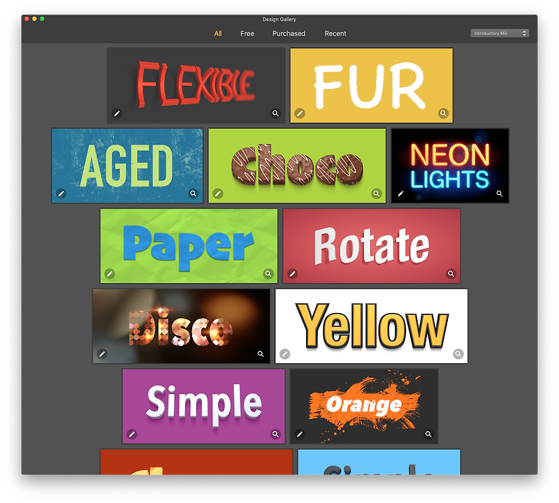 [짱꾜의 Mac App] 이제 누구나 쉽게 3D텍스트 디자인 이미지를 제작하다! 메탈, 진흙, 초코파이,종이질감 등 멋진 3D텍스트 디자인을 만들어주는 Letters 앱 (Mac 앱 / Mac App Store)