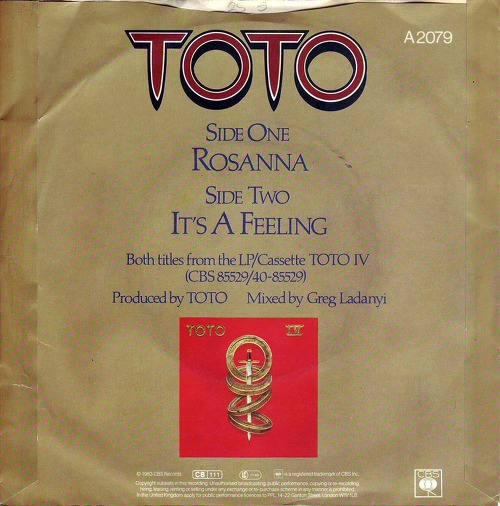 Toto - Rosanna [가사/해석/듣기/영상/라이브/Live/Lyrics]
