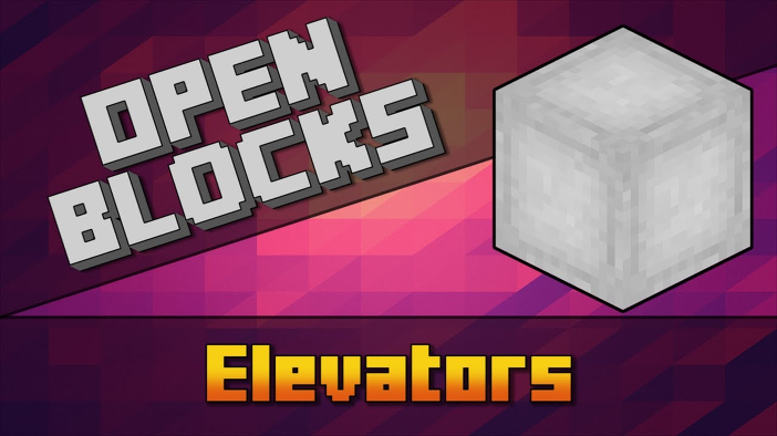 마인크래프트 1.14.4 엘리베이터 모드 OpenBlocks Elevator
