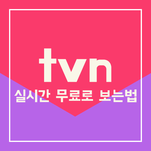 tvn 실시간 무료로 보는법