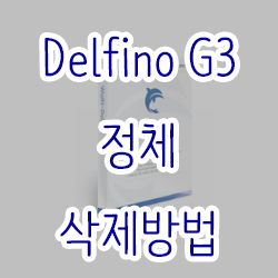 Delfino G3 정체 삭제방법