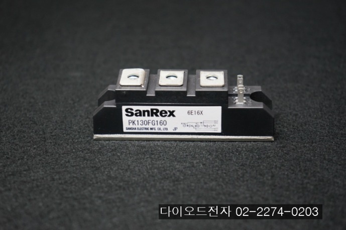 [판매중] PK130FG80 / PK130FG160 / SANREX (130A 800V , 130A 1600V SCR모듈)