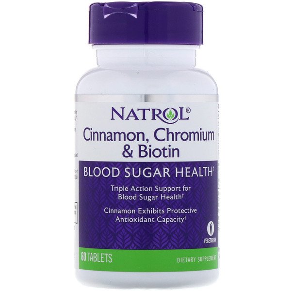 아이허브 당뇨에 도움이 되는 Natrol 시나몬 크롬 & 비오틴 후기
