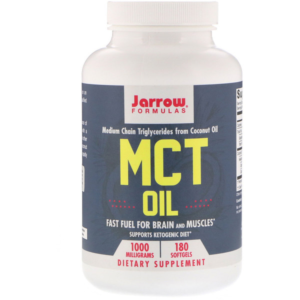 아이허브 mct오일 다이어트보조제 Jarrow Formulas MCT 오일 1000 mg 후기
