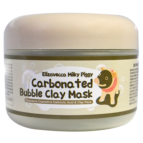 iherb Korean Beauty Products(K-Beauty) best items Elizavecca, Milky Piggy Carbonated Bubble Clay Mask, 100 g reviews