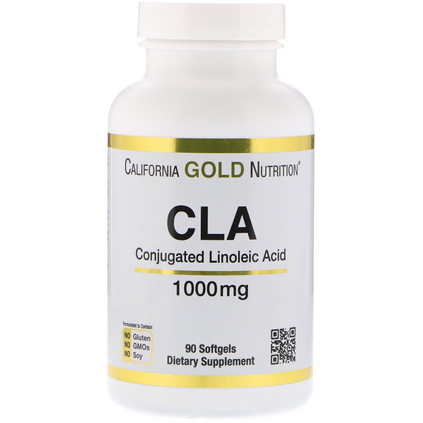 아이허브 체지방감소 CLA(공액리놀렌산)  California Gold Nutrition CLA 공액리놀레산 1000 mg 후기