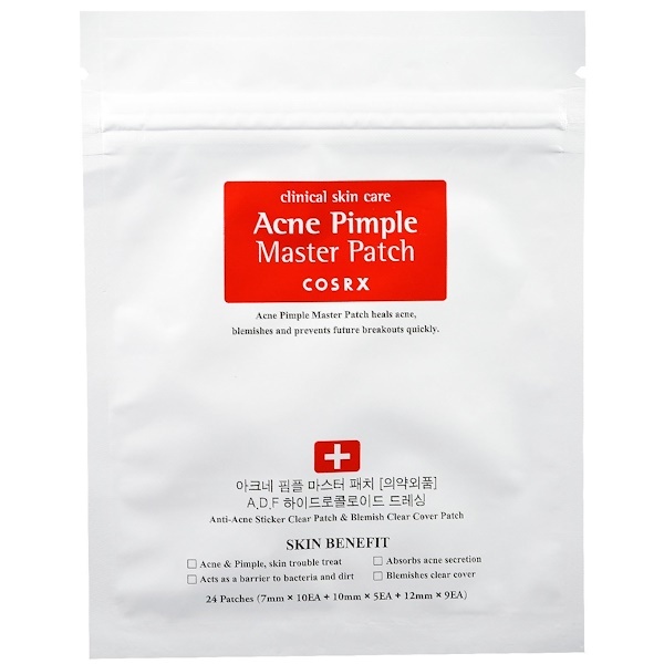 iherb Korean Beauty Products(K-Beauty) best items Cosrx, Acne Pimple Master Patch, 24 Patches reviews