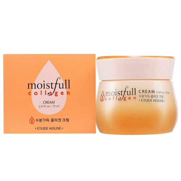 iherb Korean Beauty Moisturizers Creams best product Etude House, Moistfull Collagen, Cream, 2.53 fl oz (75 ml) reviews