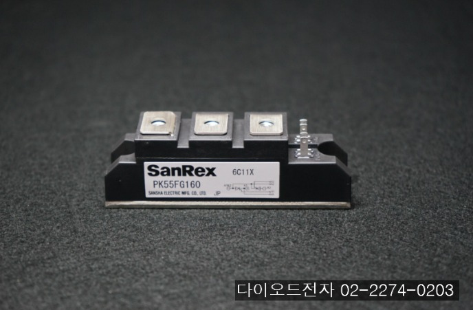 [판매중] PK55FG80 / PK55FG160 / SANREX (55A 800V , 55A 1600V SCR모듈)