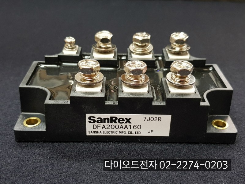 [판매중] DFA200AA160 / DFA200AA80 / SANREX 브릿지다이오드+SCR 모듈