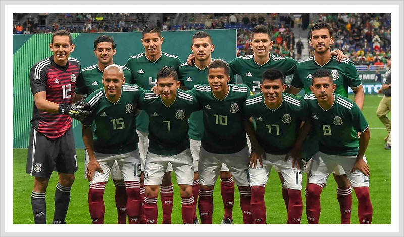 한국과 대전할 멕시코 축구선수 소개