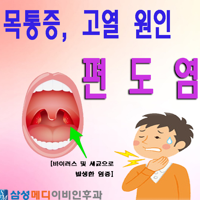 부산 목 통증, 고열 원인 대박