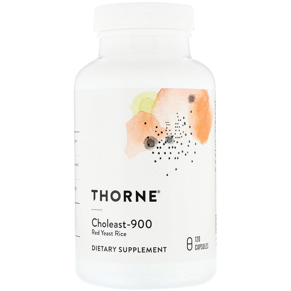 아이허브 아이허브 고지혈증개선(콜레스테롤) 홍국쌀 추천 Thorne Research, Choleast-900, 120 베지 캡 후기와 정보