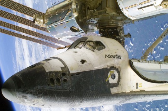 The space shuttle is in the highest and lowest orbit on Earth.