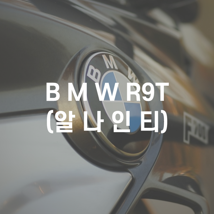 BMWR9T(알나인티) 제원 및 소개