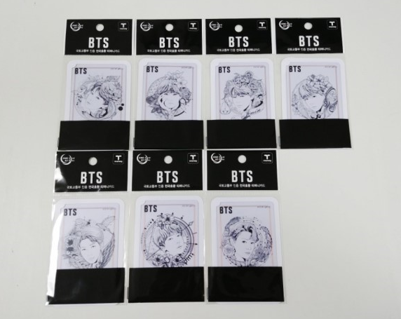 BTS 첫러스트 투명 티머니카드/CU편의점 좋은정보