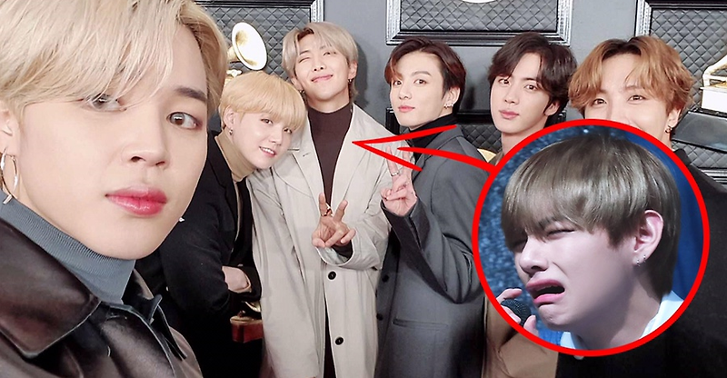[ 방탄소년단 뷔] BTS RM Accidentally Forgot V In A Group Photo And V Didn’t Let Him Get Away With It