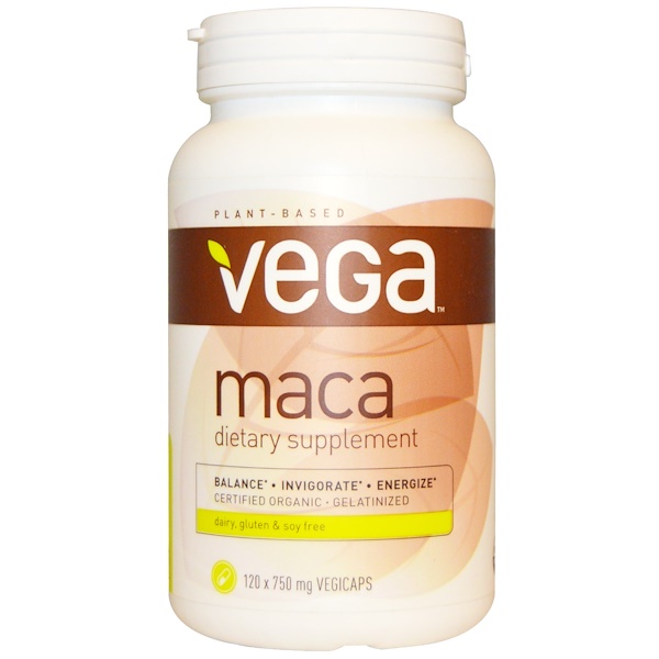 아이허브 남성건강영양제 추천 Vega, 마카, 750 mg, 120 베지 캡슐 후기와 정보