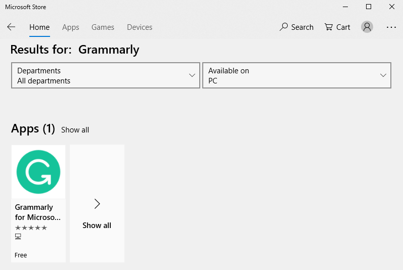 영문 철자와 문법을 검사하고 수정할 수 있는 앱 Grammarly
