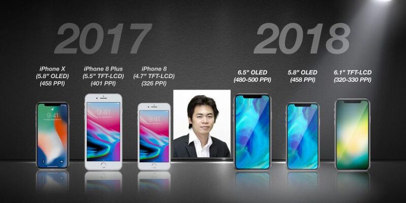 [짱꾜의 애플뉴스] 밍치쿠오가 마지막으로 전망한 2018년 차기 iPhoneX의 예측 정보(디테일정보,정확도99%이상), 6.1인치 LCD아이폰X!!