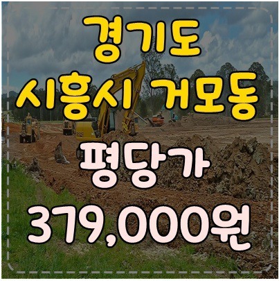 경기도 시흥시 거모동 소액토지투자 매물