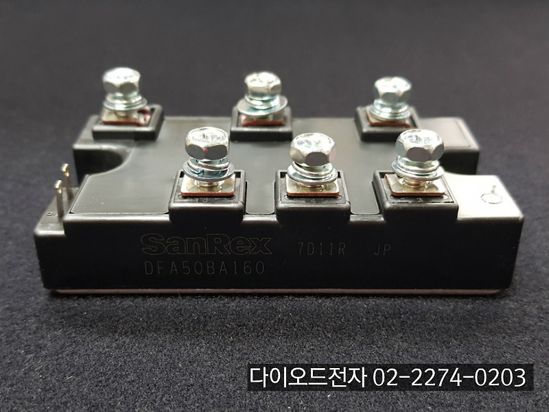 [판매중] DFA50BA160 / DFA50BA80 / SANREX 브릿지다이오드+SCR 모듈