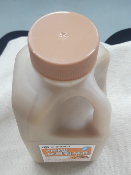 [우유 소믈리에] 연세대학교 카라멜 슈크림우유 먹어 봄