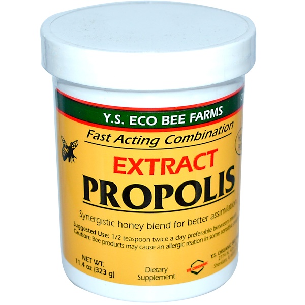 아이허브 프로폴리스 추천 Y.S. Eco Bee Farms, 프로폴리스 , 추출물 , 11.4 온즈 (323 g) 후기와 정보
