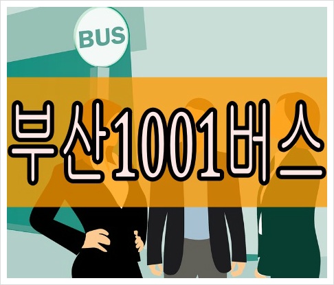 부산1001번버스 최신 시간표 실시간 노선(주간)