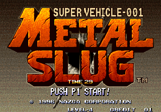 메탈슬러그 / Metal Slug - Super Vehicle-001 (c) 1996 Nazca.