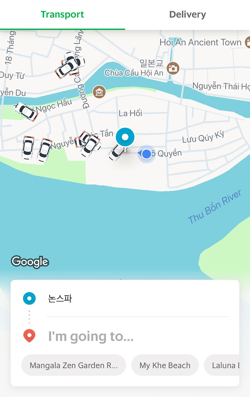 vietnam travel blog 'how to use grab taxi app'